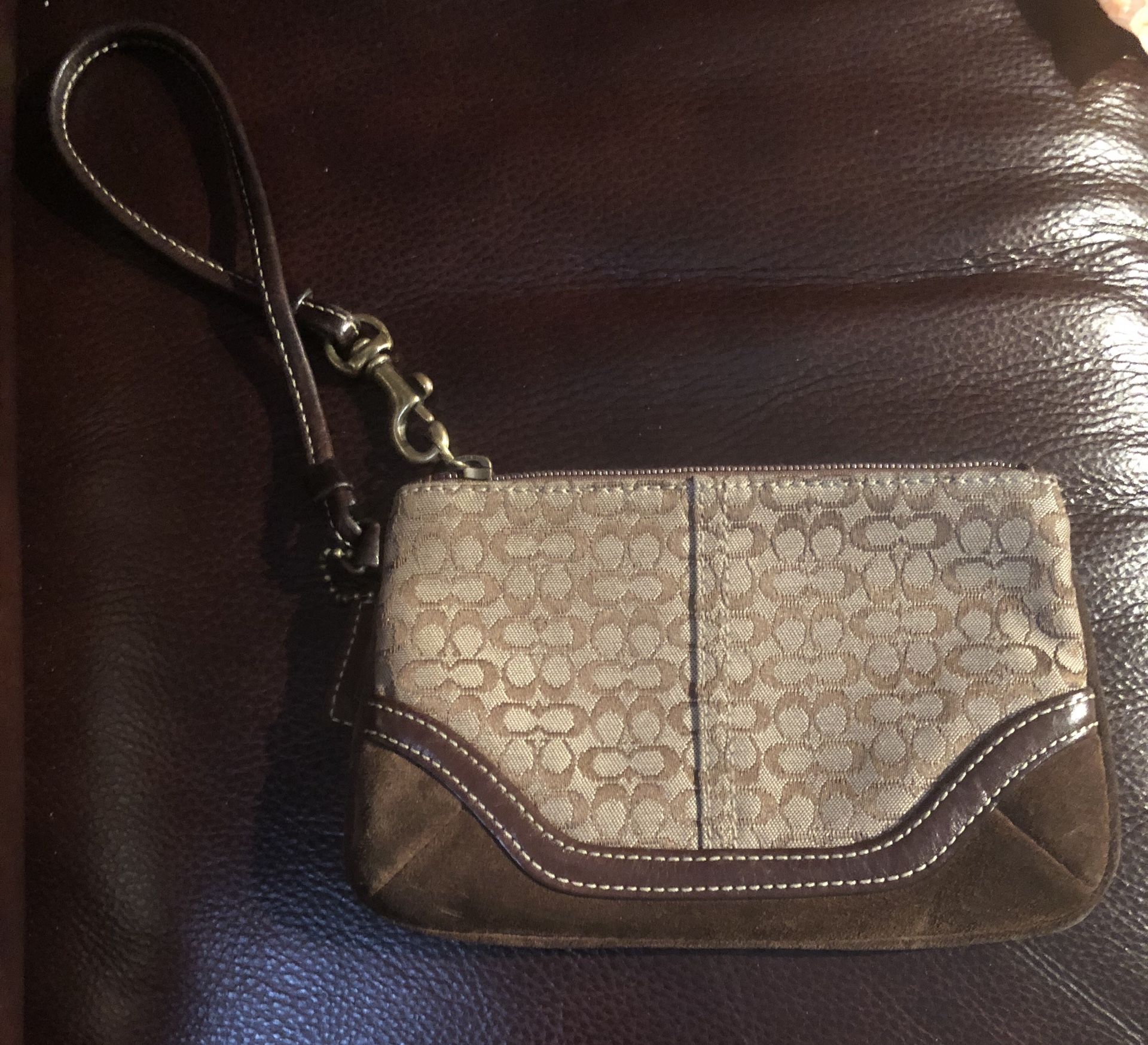 Authentic Coach wristlet