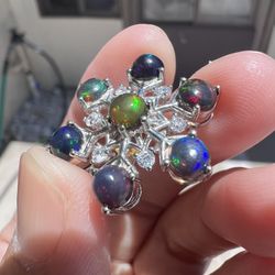 Black Opal Pendant 