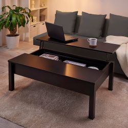 IKEA TRULSTORP Lift-Top Coffee Table – Black-Brown