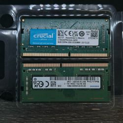 DDR4 Laptop RAM 2 8GB Sticks