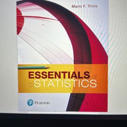 Essentials Of Statistics