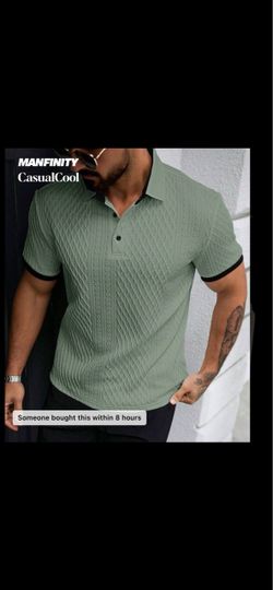 Men Large colar shirt