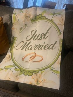Wedding house flag