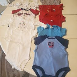 Brand New 12 NB ONESIES ALL FOR 20.00 