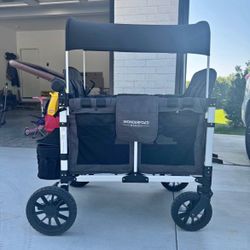 Wonderfold~W4(4kids/4seats)~luxury~wagon~with~canopy