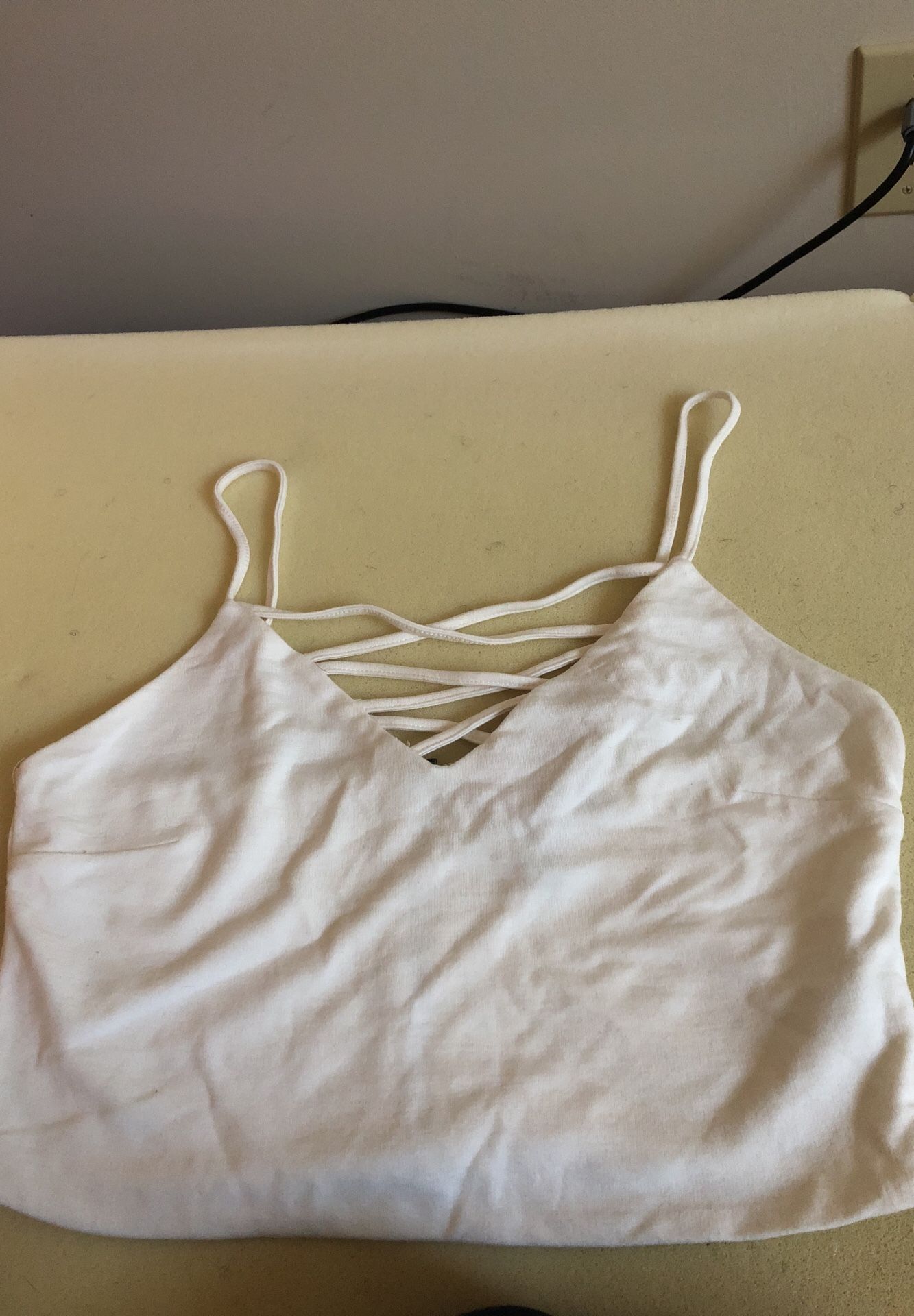 White Crop Top