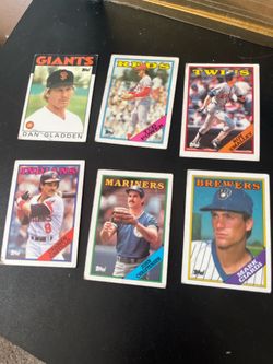 Random baseball, basket ball and football cards