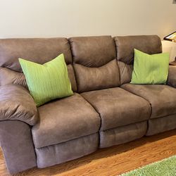 Couch & Love Seat Motorized Recliners