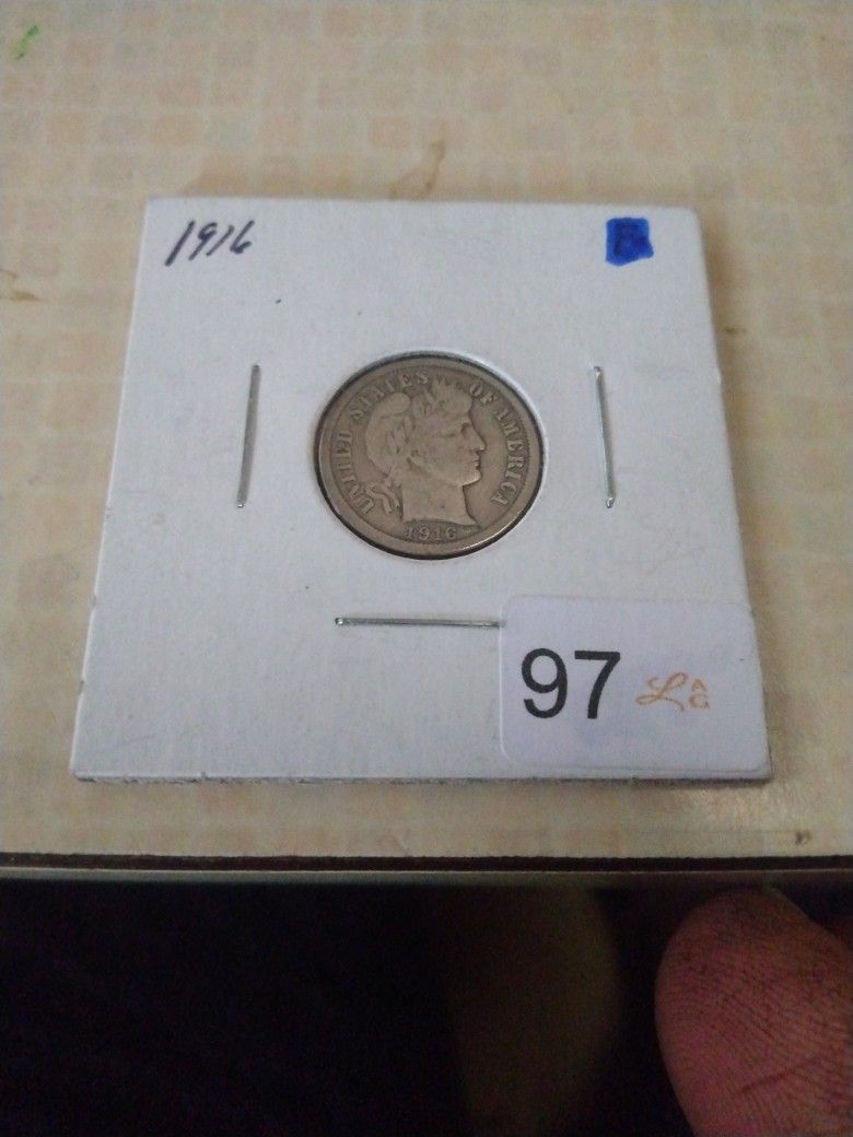 1916 Barber Dime