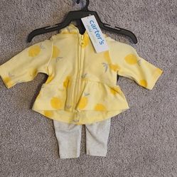 New Premature Carter's Baby Clothes Set