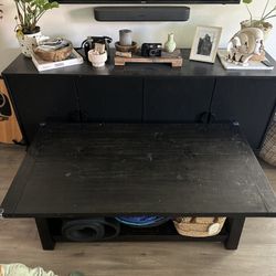 Black Wood Coffee Table