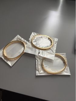 Gold plated women’s bracelets