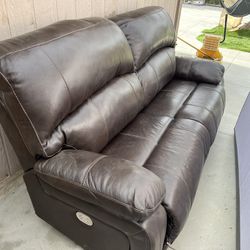 Couch Sofa Love Seat Recliner Brown 