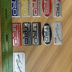 3D Metal TRD Emblem Sticker Decal Toyota Racing Development Tailgate Badge