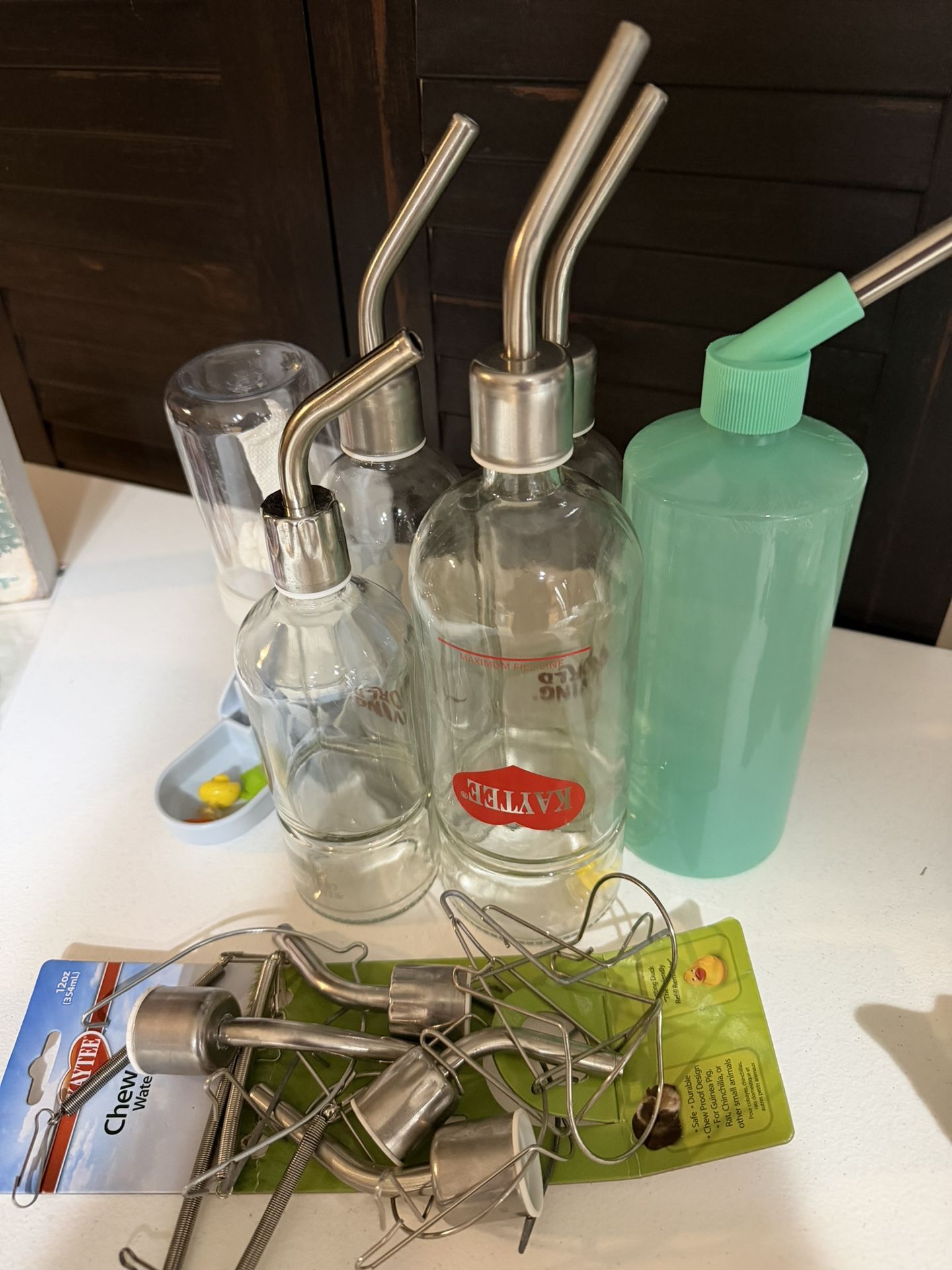 Bunny / Small Pet Water Bottles Etc $2 Ea