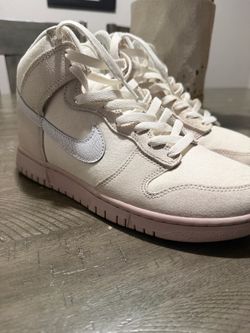 Nike Dunk High Cream Pink Sneakers