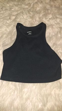 Black crop top