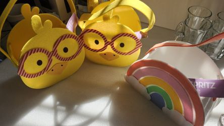 N. Peoria Brand New 3 Felt Easter Baskets Chicken Rainbow From Target Description For Pick Up Location Options 