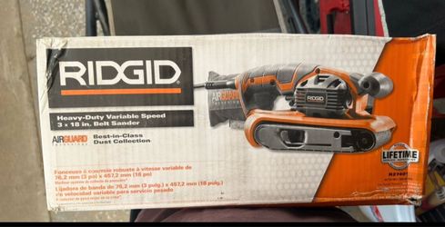 Ridgid, Heavy Duty Speed Belt, Sander Brand New