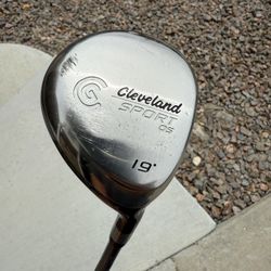 CLEVELAND GOLF 5 FAIRWAY WOOD 19° Sport OS Regular Flex Shaft