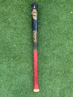 29” Bamboo wood bat w/ red lizard skin grip