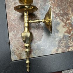 Brass Candle Holder Used
