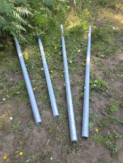 2 7/8" 10ft Heavy Duty Galvenized Pipe