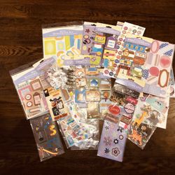 Scrapbooking Stickers and embellishments