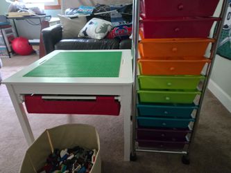 Lego Building Table with Storage