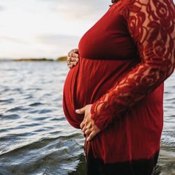 Plus Size Maternity Dress