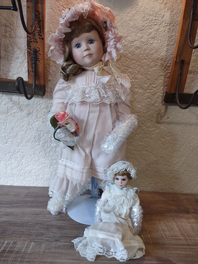 Vintage Porcelain Doll