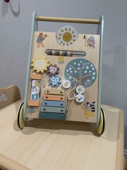 ROBOTIME Wooden Baby Walker