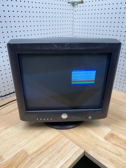 Dell M782 17" CRT Computer Screen for PC & Retro Gaming - VGA - Working