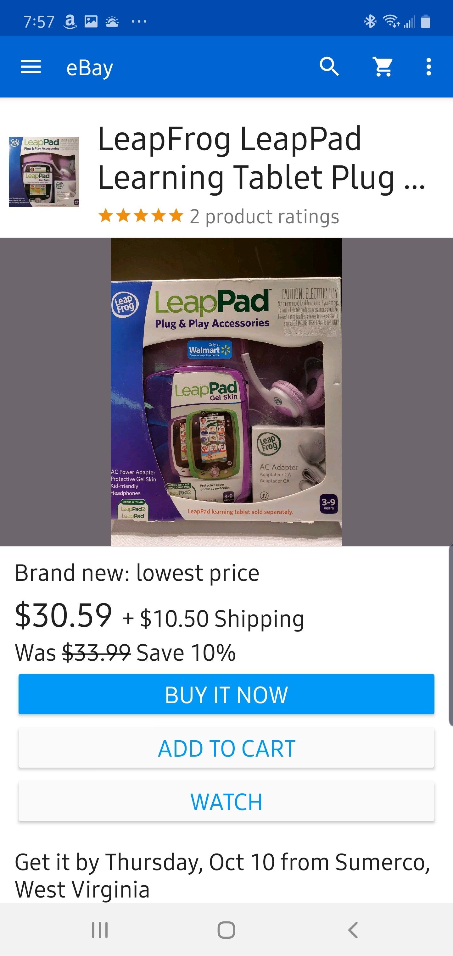 LeapPad plug and play accessories