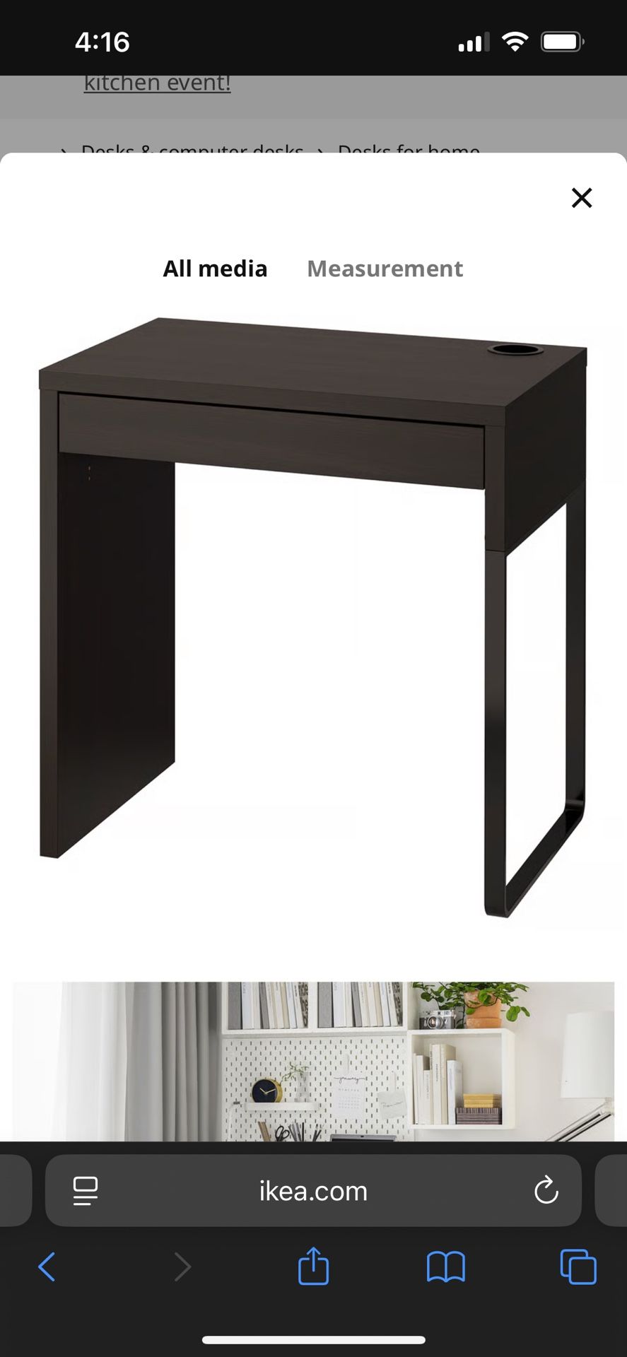 Like New ikea Micke Desk