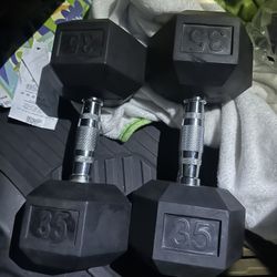 New 35lb Dumbbells