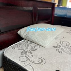 Queen Size Mattress And Bed Frame Storage With Drawers New Comoda 