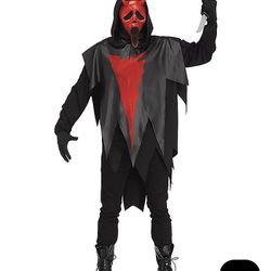 Red Ghost Face Halloween Costume