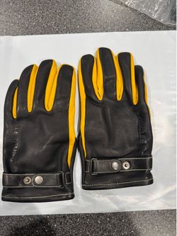 New cowhide leather work safety gloves large