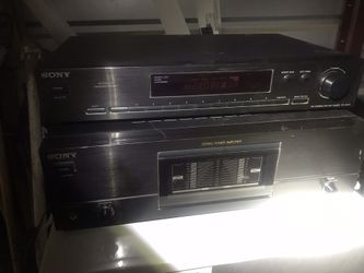 Sony reciever and equalizer