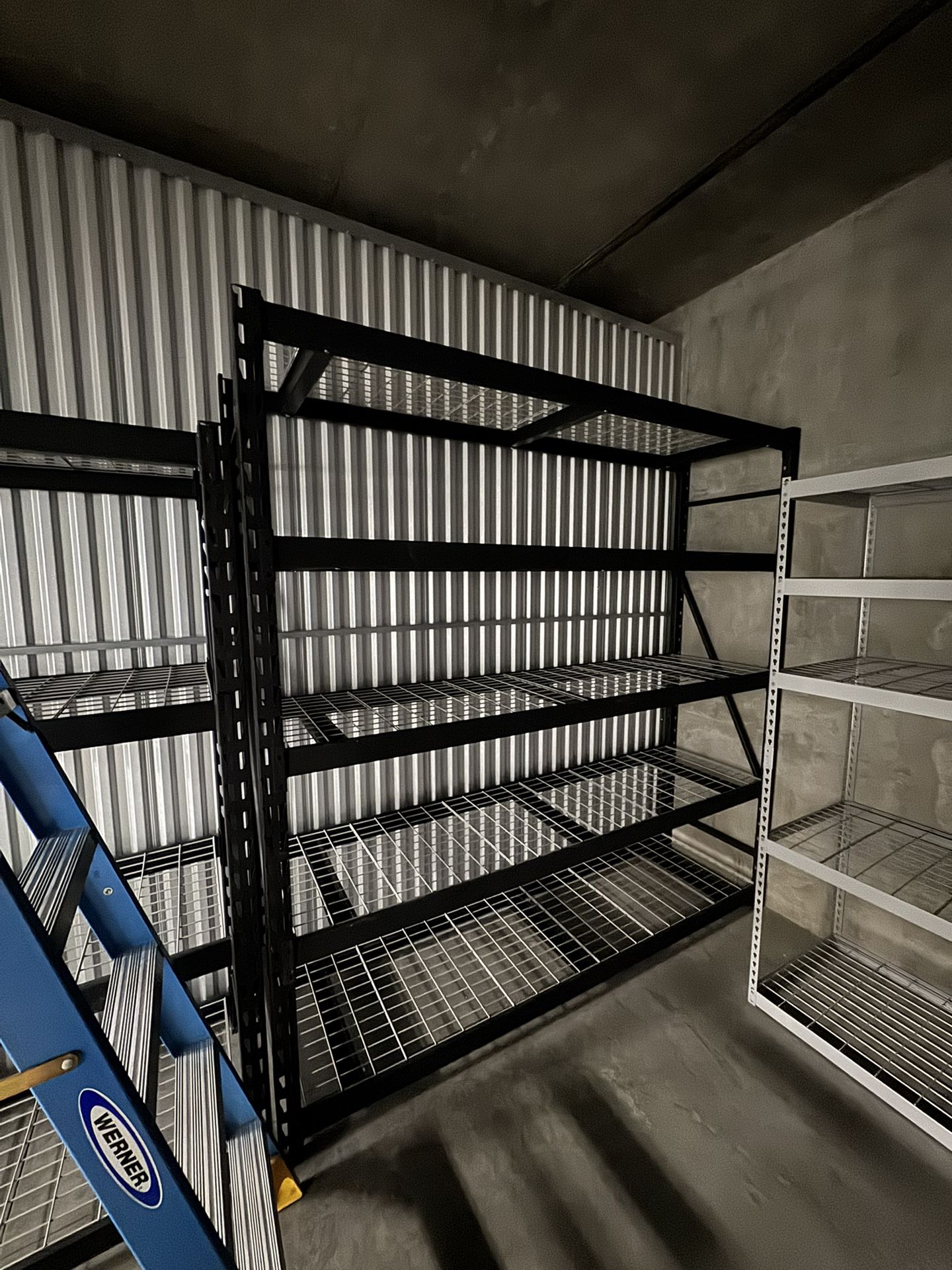 Industrial Duty Husky 5-Tier Steel Shelving Unit - 9000 Lb Capacity