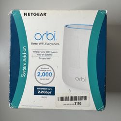 NETGEAR Orbi Whole Home WiFi System Add-on Satellite RBS20 2.2Gbps