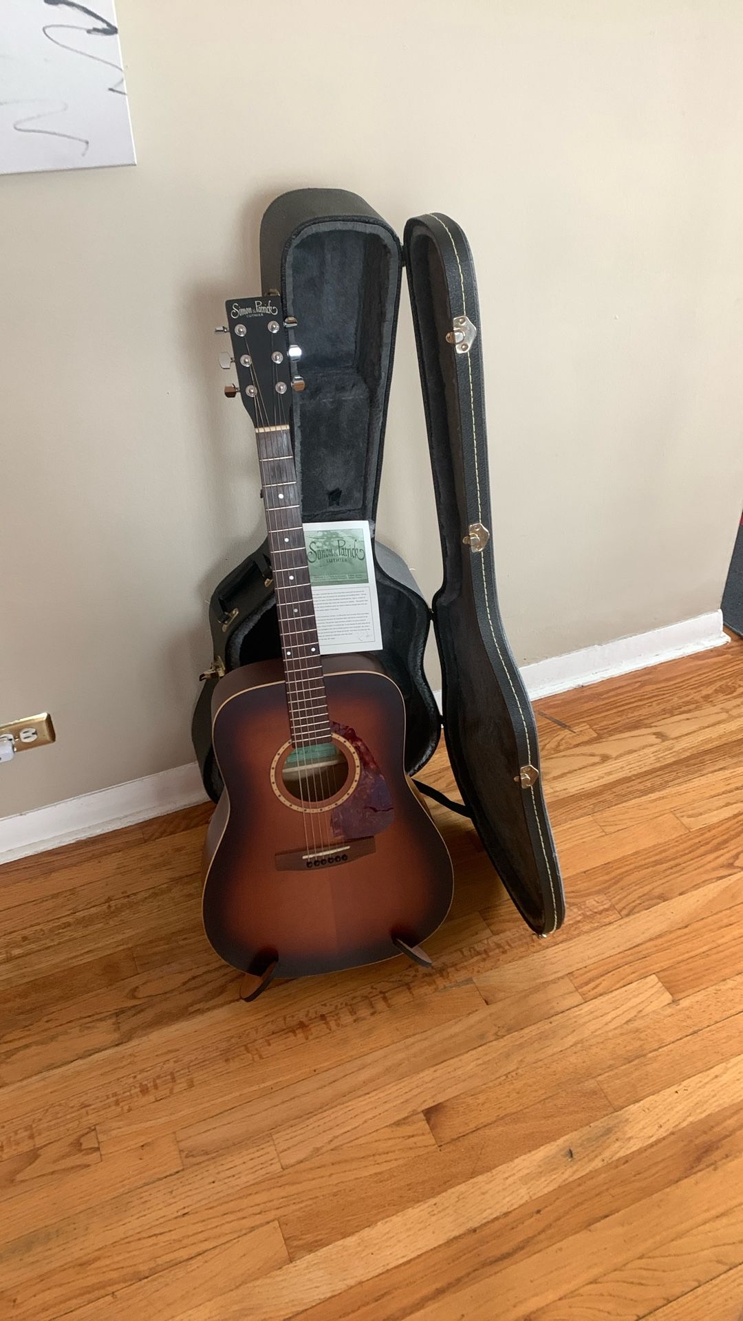 Simon & Patrick SP6 Cedar - Tobacco Burst 2000-2003