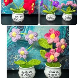 Crochet Tiny Pots Perfect For Teacher Appreciation Day