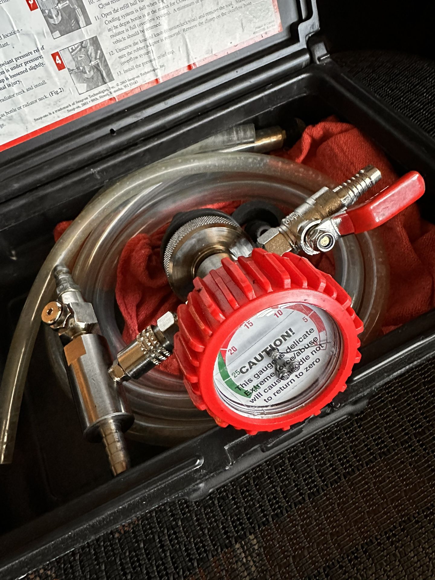 Snap On Coolant Vacuum & Filler