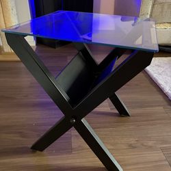 Glass Side End Table
