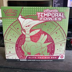  Pokemon Temporal Forces Elite Trainer Box ETB SEALED Iron Leaves