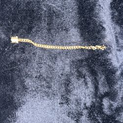 18k Gold Filled Cuban Link bracelet