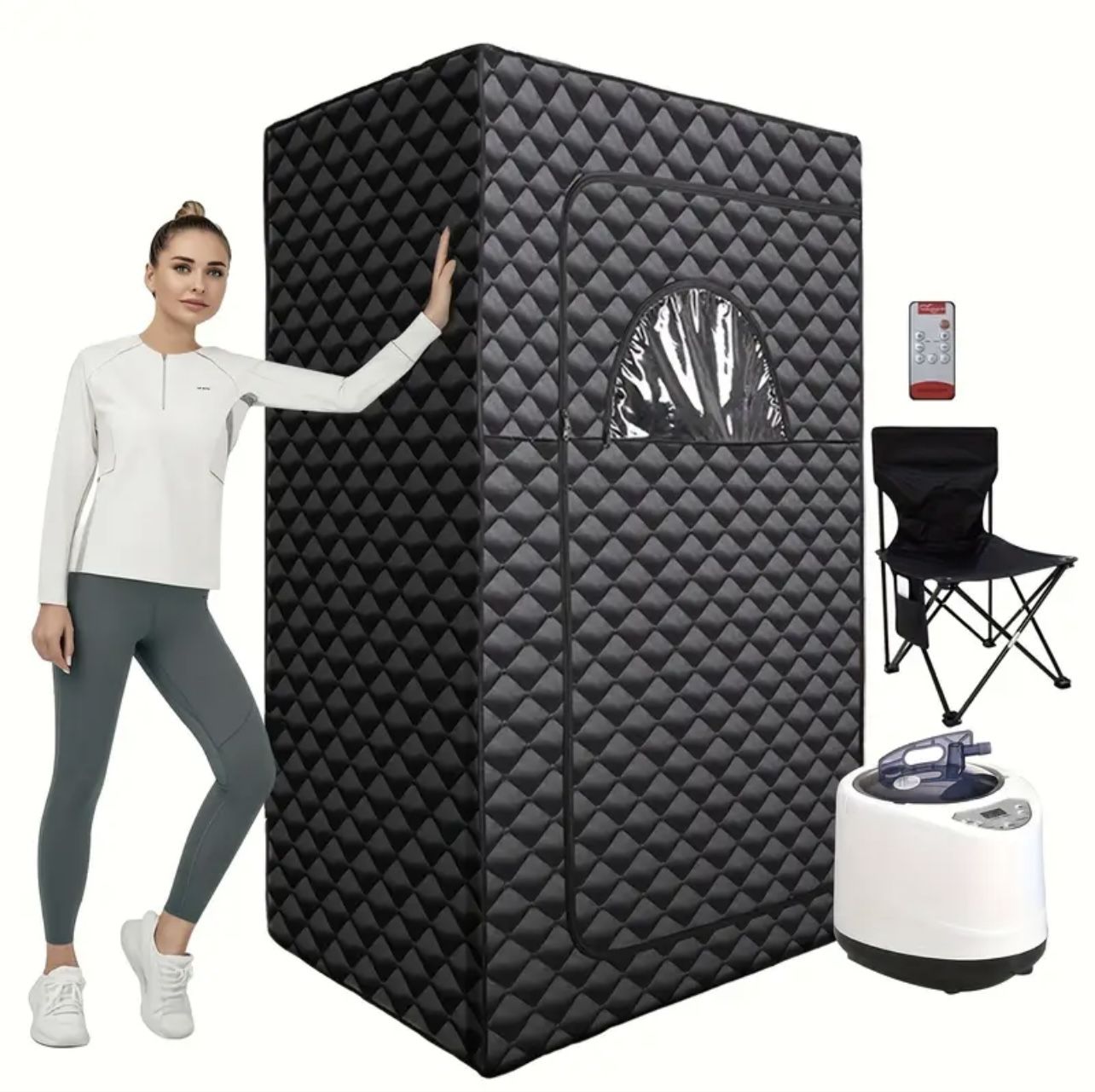 Portable Steam Sauna Box For Home One Person Full Body Sauna Spa