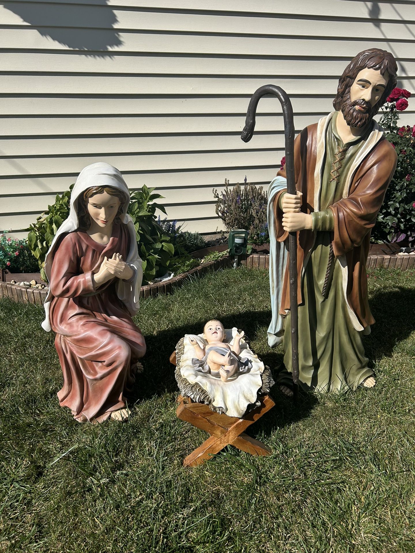 Large Outdoor Nativity Set